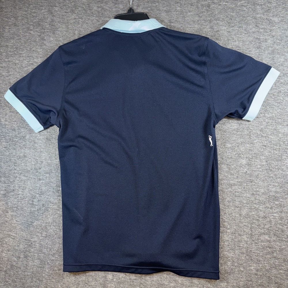 MARK & LONA Womens Performance Golf Polo Shirt Skull Logo Navy Blue Sz XL New - Picture 9 of 11